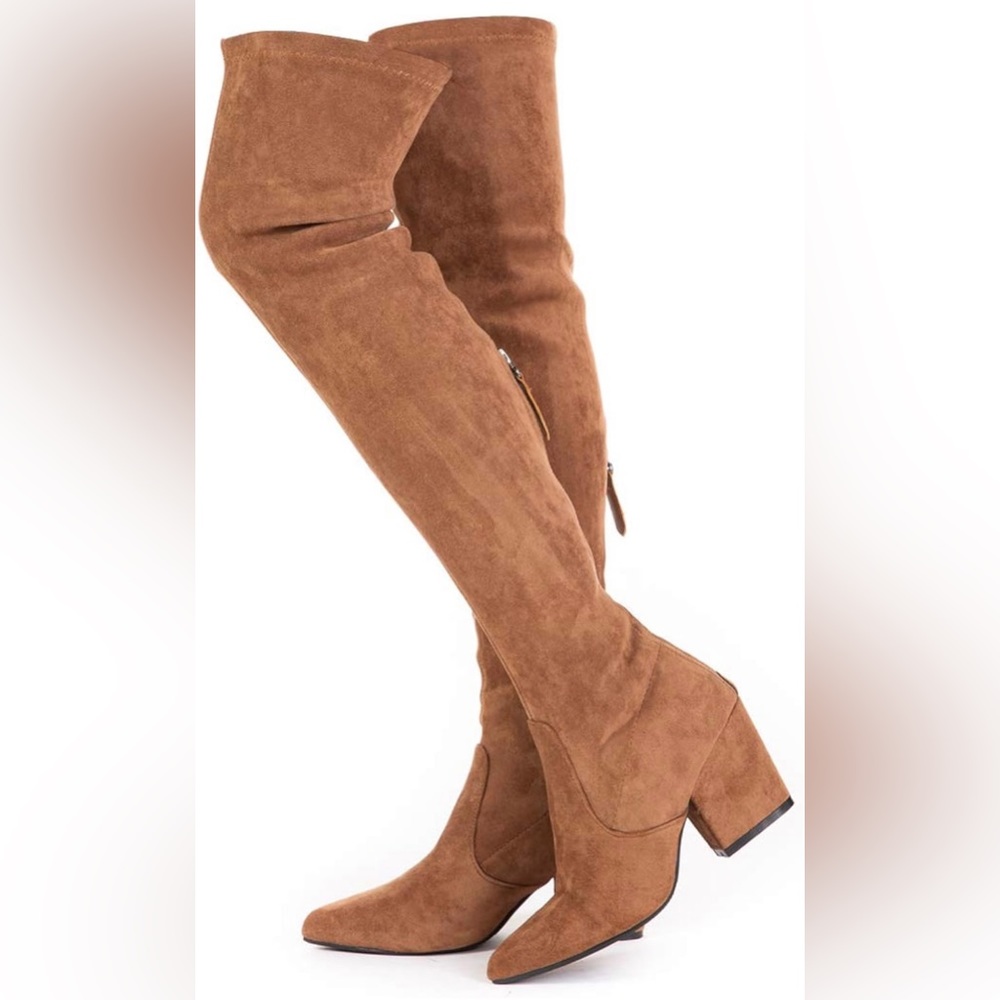 🟤🟤 Over the knee camel boots